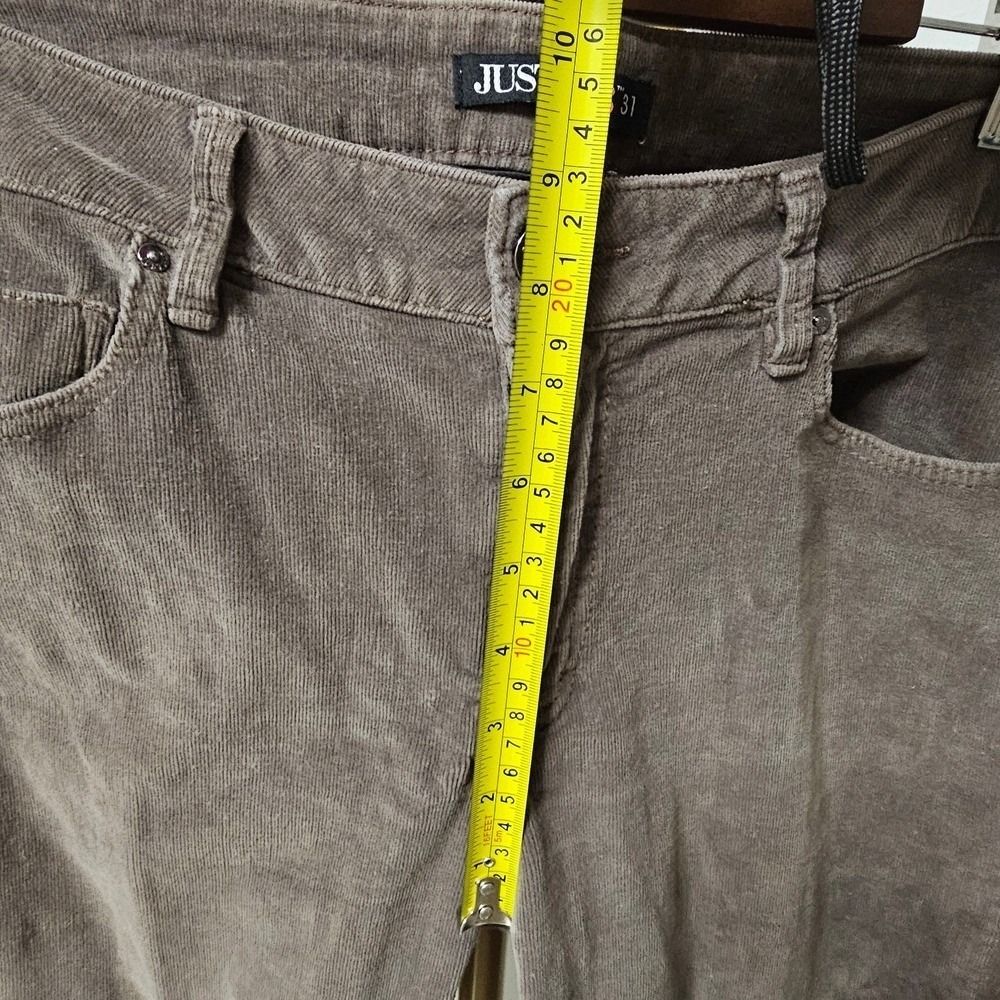 JustFab Brown Corduroy Pants size 31 - Picture 7 of 8